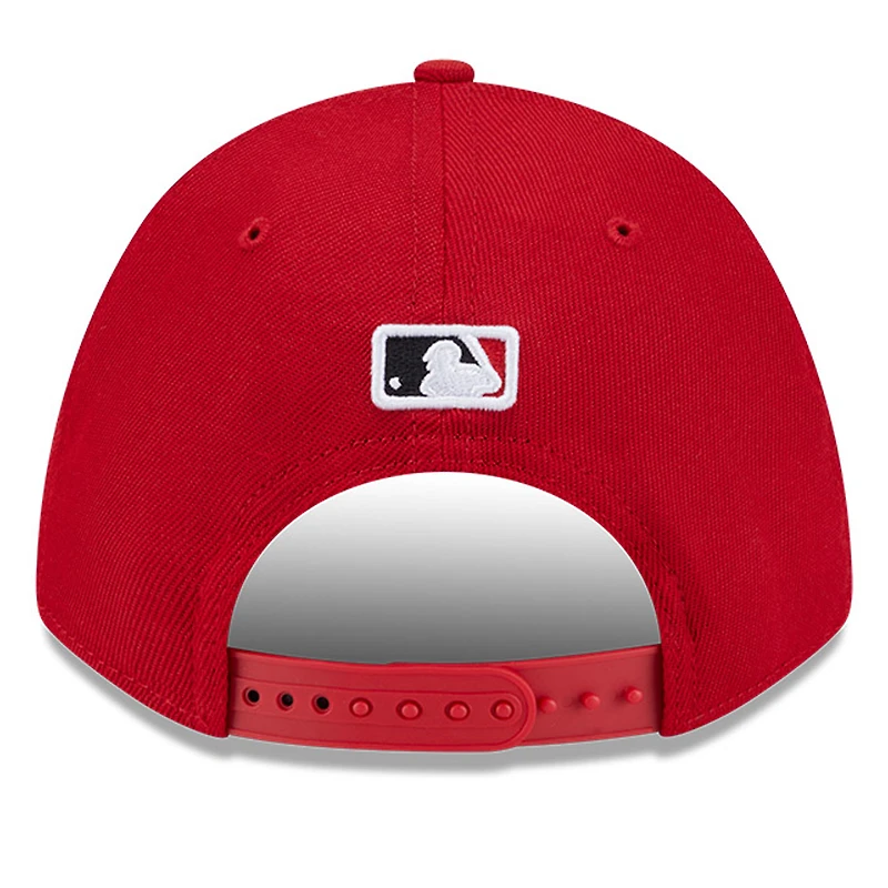 Casquette ajustable New Era Red Cincinnati Reds Player Replica 9FORTY pour homme