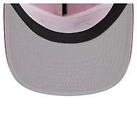 Men's New Era Red Cincinnati Reds Retro Satin Script Golfer Adjustable Hat