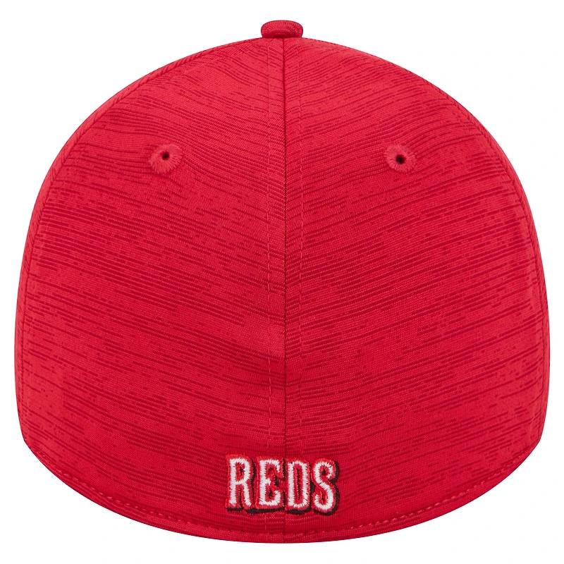 Men's New Era Red Cincinnati Reds Tech 39THIRTY Flex Hat