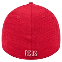 Men's New Era Red Cincinnati Reds Tech 39THIRTY Flex Hat