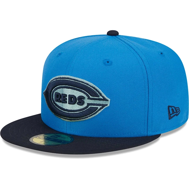 Casquette ajustée 59FIFTY Royal Cincinnati Reds New Era pour homme
