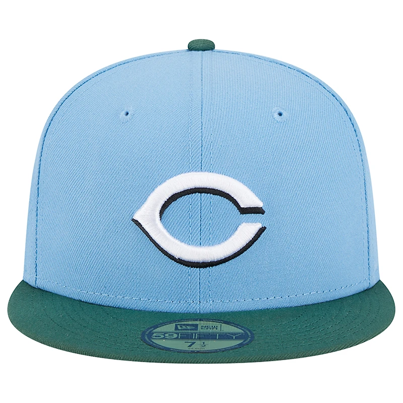 Men's New Era Sky Blue/Cilantro Cincinnati Reds 1988 MLB All-Star Game 59FIFTY Fitted Hat