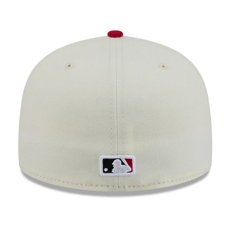Men's New Era White/Red Cincinnati Reds Blossom 59FIFTY Fitted Hat