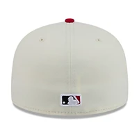 Men's New Era White/Red Cincinnati Reds Blossom 59FIFTY Fitted Hat