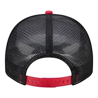 Casquette trucker New Era 9FIFTY Foodie A-Frame blanche et rouge pour homme, modèle Cincinnati Reds.