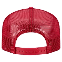Men's New Era White/Red Cincinnati Reds Retro Cut 19TWENTY Adjustable Trucker Hat