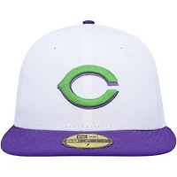 Casquette ajustée 59FIFTY avec écusson latéral des Cincinnati Reds 1990 New Era pour homme