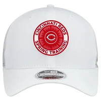 Men's New Era  White Cincinnati Reds 2026 Spring Training Fan Pack 9SEVENTY Adjustable Trucker Hat