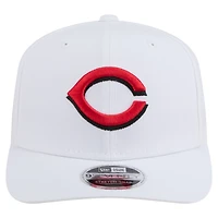 Men's New Era White Cincinnati Reds COOLERA 9SEVENTY Adjustable Hat