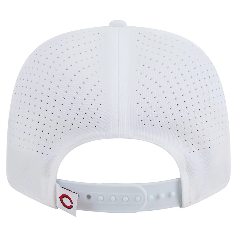 Men's New Era White Cincinnati Reds COOLERA 9SEVENTY Adjustable Hat