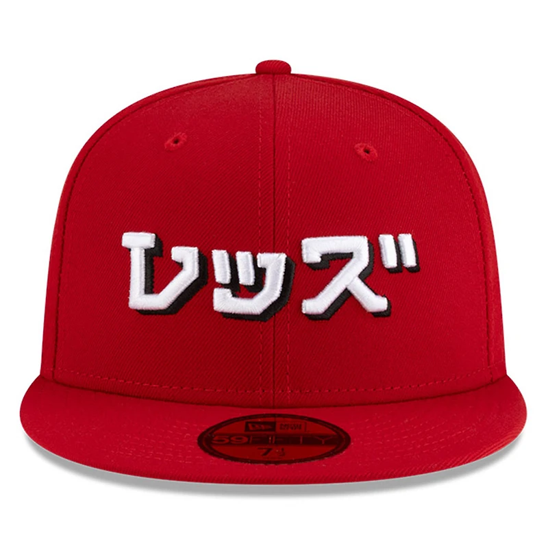 Casquette ajustée 59FIFTY New Era x Hyperfly Red Cincinnati Reds pour homme