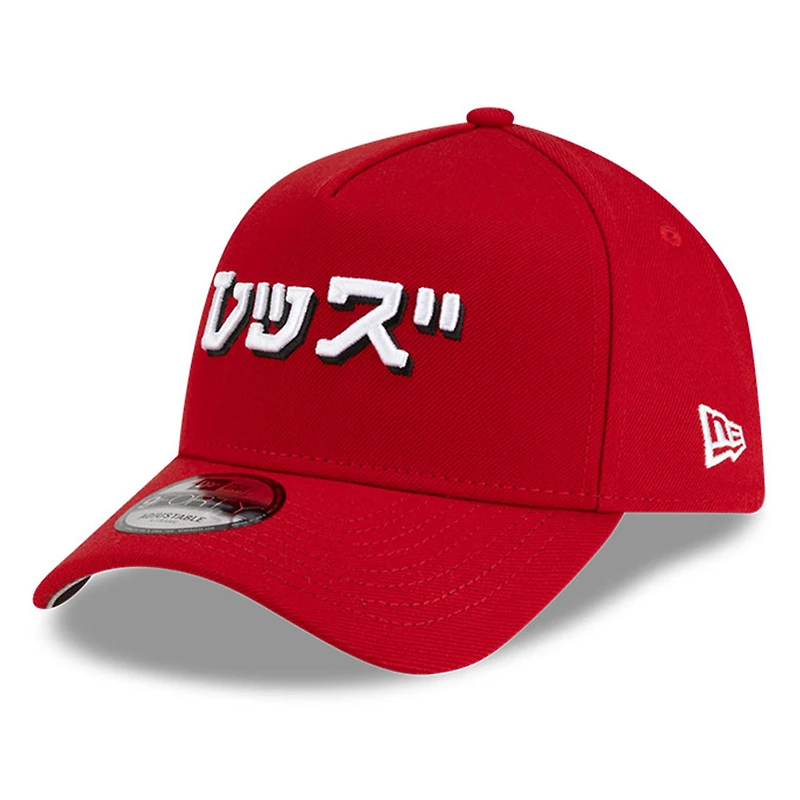 Casquette ajustable A-Frame 9FORTY pour homme New Era x Hyperfly Red Cincinnati Reds