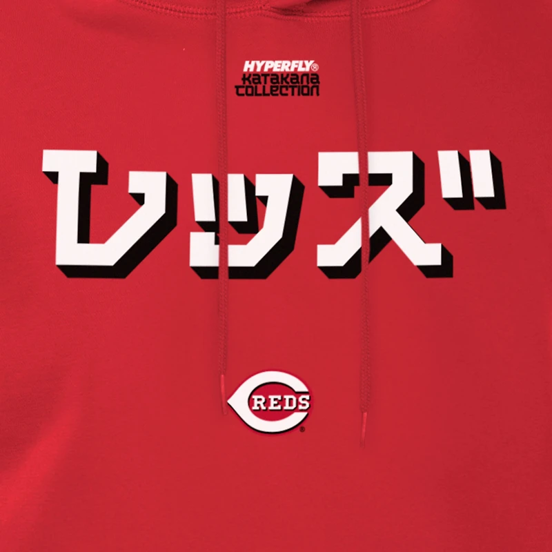 Sweat à capuche New Era x Hyperfly Red Cincinnati Reds pour homme