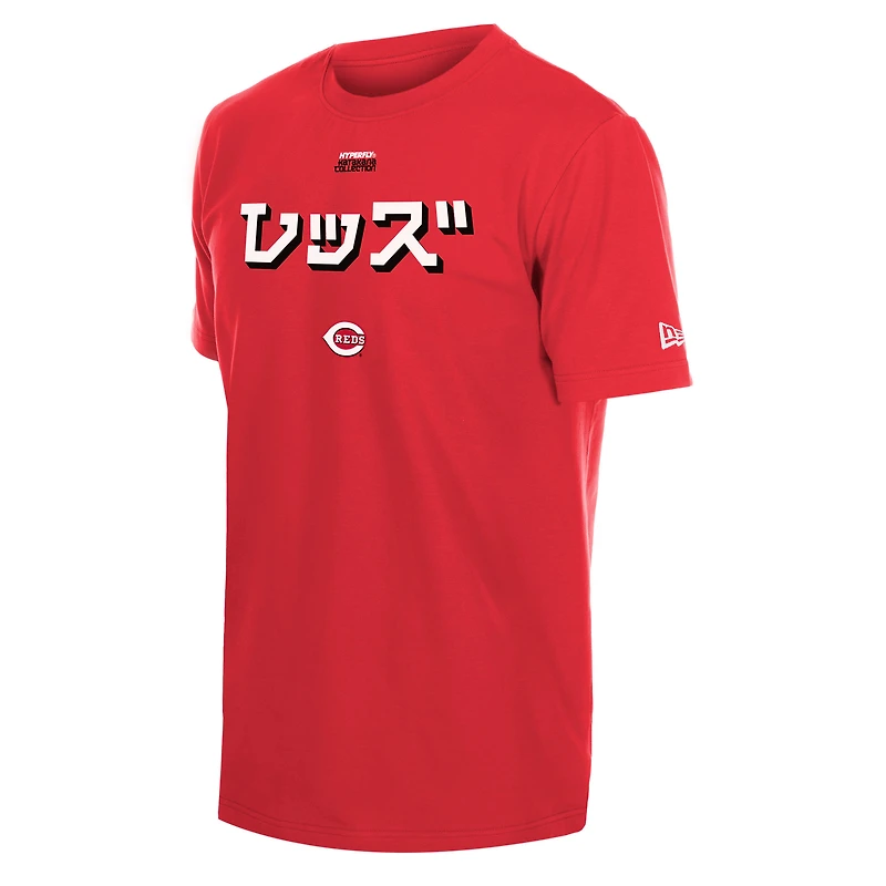 T-shirt New Era x Hyperfly Red Cincinnati Reds pour homme