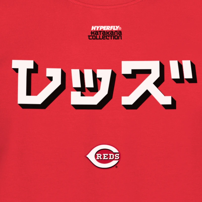 Men's New Era x Hyperfly Red Cincinnati Reds T-Shirt