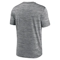 T-shirt Nike Anthracite Cincinnati Reds Authentic Collection Velocity Practice Performance pour homme
