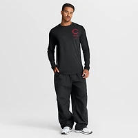 Men's Nike Black Cincinnati Reds 2-Hit Legend Dri-FIT Long Sleeve T-Shirt