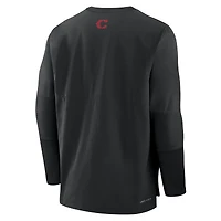 Pull léger Nike City Connect 2025 Authentic Collection Player Dri-FIT pour homme, noir, des Reds de Cincinnati