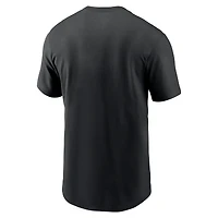 Men's Nike  Black Cincinnati Reds 2025 MLB Speedway Classic Authentic Collection Wordmark T-Shirt