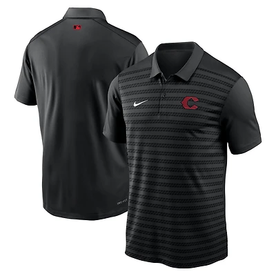 Polo Nike noir authentique City Connect Victory Performance pour homme des Reds de Cincinnati