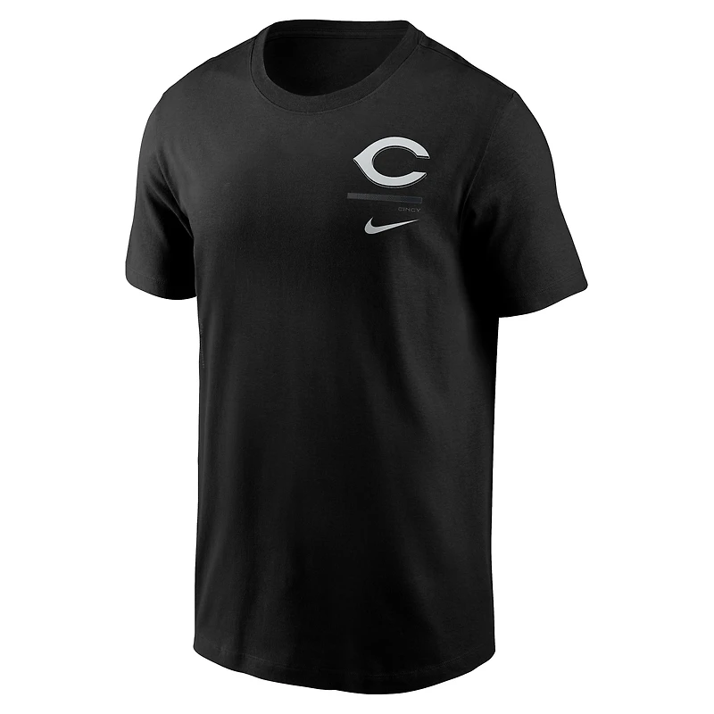 Men's Nike Black Cincinnati Reds Bar Loading T-Shirt