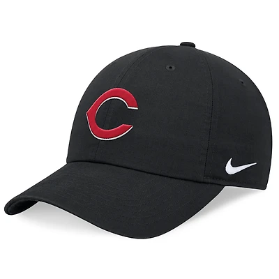 Casquette réglable Nike noire Cincinnati Reds Club pour homme