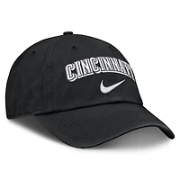 Casquette ajustable Nike Cincinnati Reds Primetime Club noire pour homme