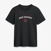T-shirt Nike noir pour homme Cincinnati Reds Primetime Fashion