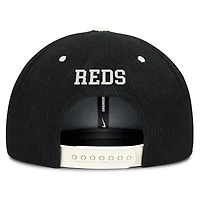 Men's Nike  Black Cincinnati Reds Pro Corduroy Structured Snapback Hat