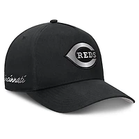 Men's Nike Black Cincinnati Reds Rise Dri-FIT A-Frame Adjustable Hat