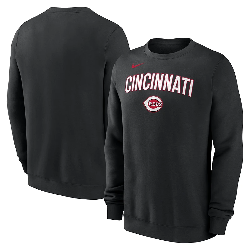 Men's Nike Black Cincinnati Reds Sweatshirt