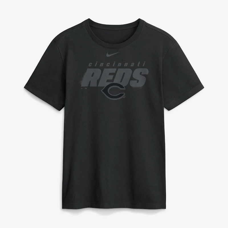 T-shirt Nike noir pour homme Cincinnati Reds Tonal Club