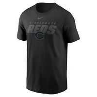 T-shirt Nike noir pour homme Cincinnati Reds Tonal Club