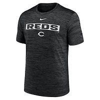 Men's Nike Black Cincinnati Reds Velocity Dri-FIT T-Shirt