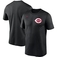 T-shirt de performance Nike Legend Wordmark noir pour homme