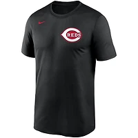 Men's Nike Black Cincinnati Reds Wordmark Legend Performance T-Shirt