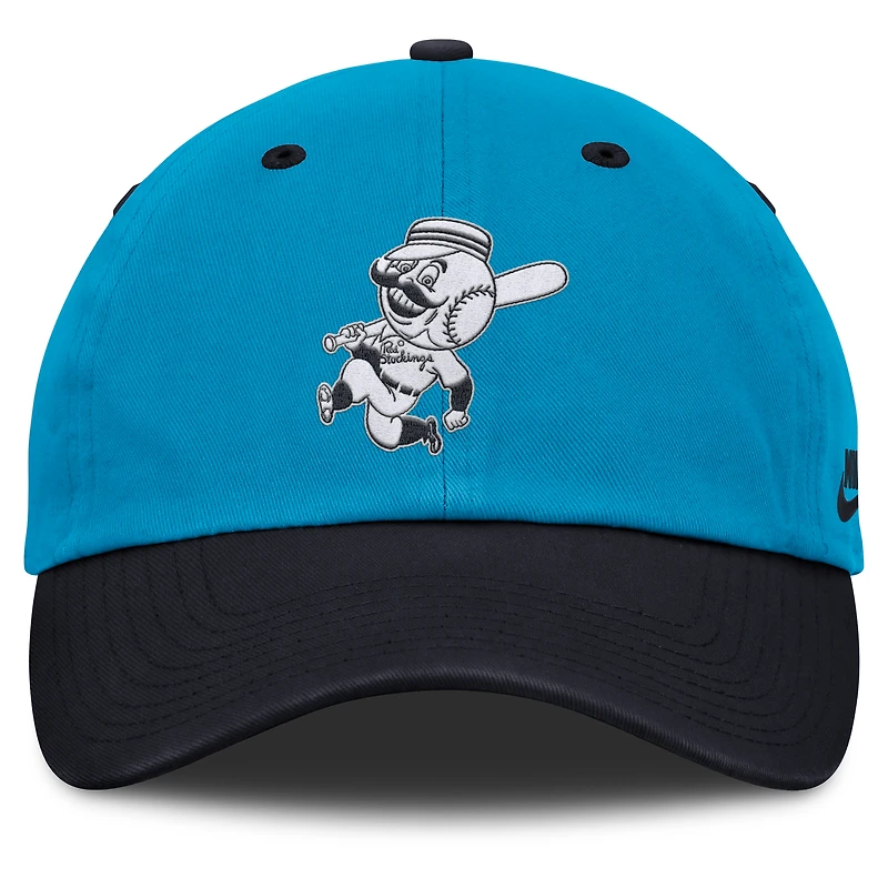 Casquette ajustable Nike Cincinnati Reds Neon 90s Club bleu/bleu marine pour homme