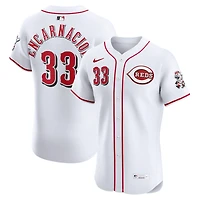 Maillot Nike Christian Encarnacion-Strand blanc pour homme des Reds de Cincinnati à domicile Elite