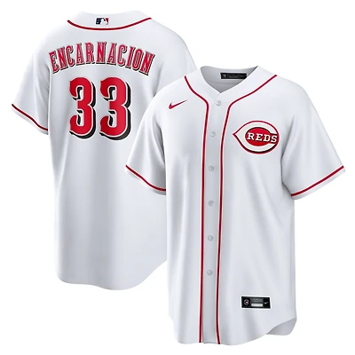 Maillot réplique domicile Nike Christian Encarnacion-Strand blanc des Reds de Cincinnati pour homme