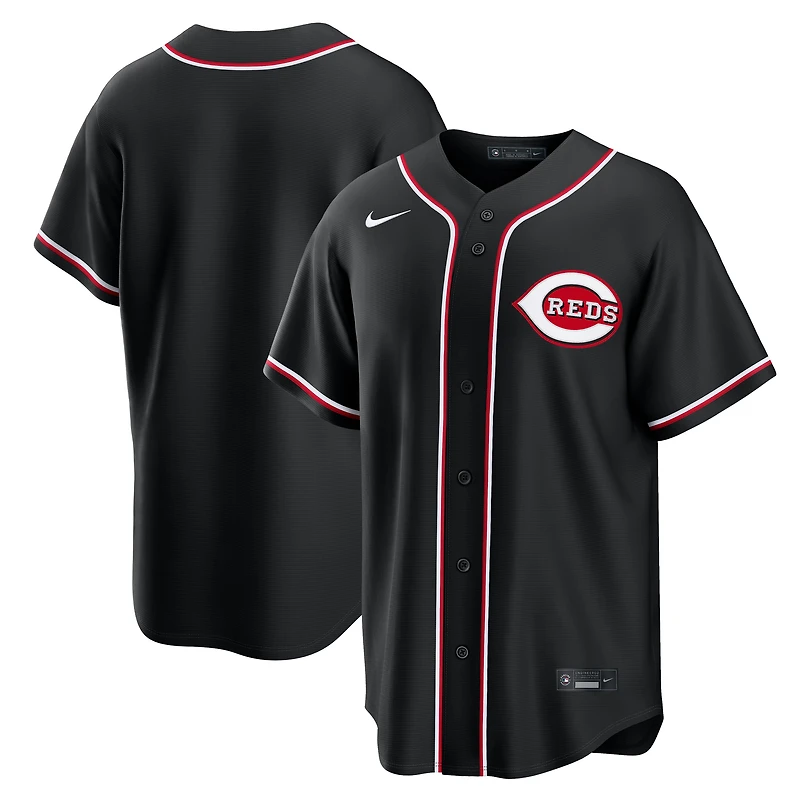 Maillot réplique Nike Cincinnati Reds pour homme, noir.