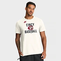 Men's Nike Cream Cincinnati Reds Cooperstown Collection ‘70s Inspired T-Shirt