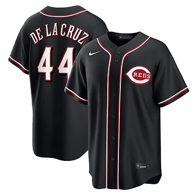 Maillot Nike Elly De La Cruz Cincinnati Reds pour homme, réplique mode, noir.
