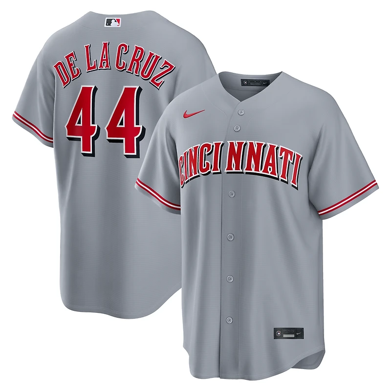 Maillot réplique alternatif Nike Elly De La Cruz rouge des Cincinnati Reds pour homme