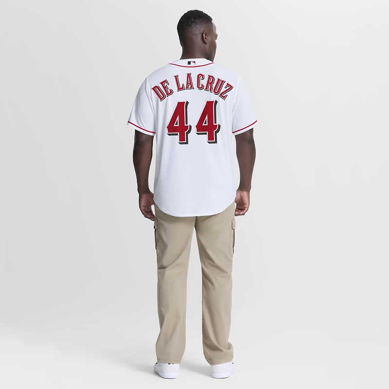 Men's Nike Elly De La Cruz White Cincinnati Reds Home Replica Jersey