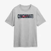 Men's Nike Heather Gray Cincinnati Reds Swoosh Legend Dri-FIT T-Shirt