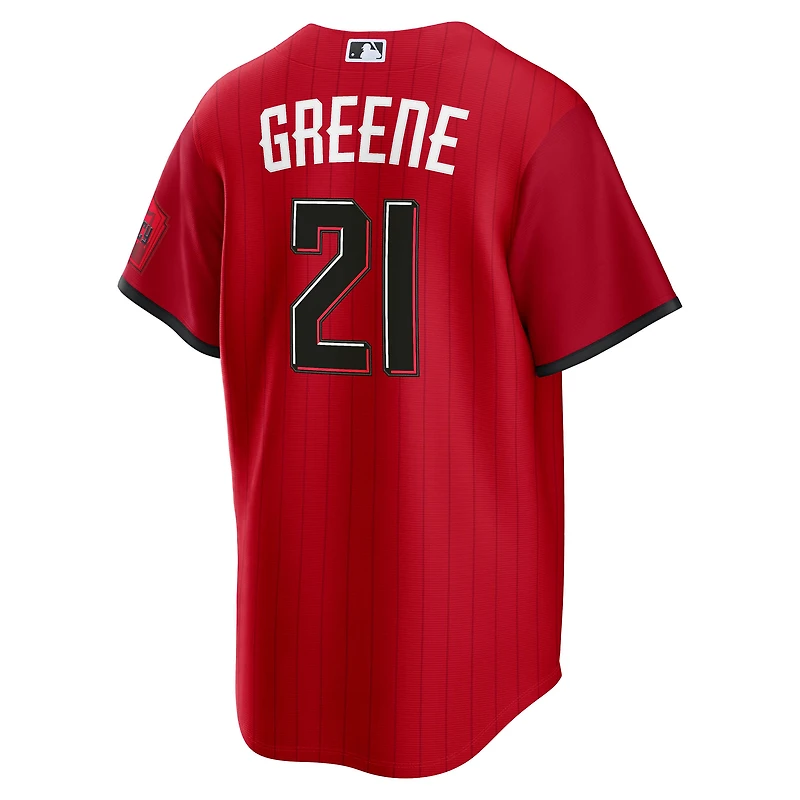 Men's Nike Hunter Greene Red Cincinnati Reds 2026 City Connect Stadium Jersey