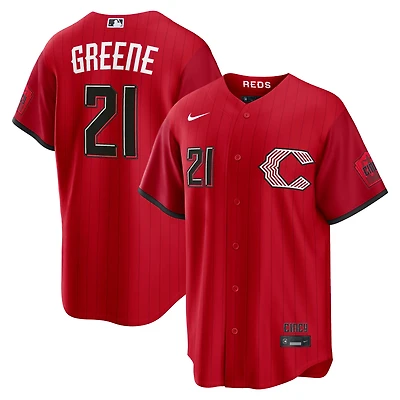Maillot Nike Hunter Greene Red Cincinnati Reds 2026 City Connect Stadium pour homme
