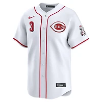 Maillot Nike Ke'Bryan Hayes blanc pour homme, édition limitée, domicile des Reds de Cincinnati