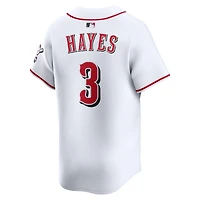 Maillot Nike Ke'Bryan Hayes blanc pour homme, édition limitée, domicile des Reds de Cincinnati