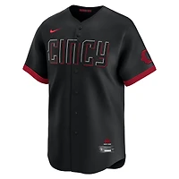 Maillot Nike Ken Griffey Jr. noir pour homme, édition limitée, joueur retraité des Reds de Cincinnati City Connect